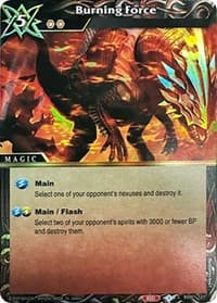 Burning Force (Box Topper) - Battle Spirits Saga Promo Cards - Battle Spirits Saga card