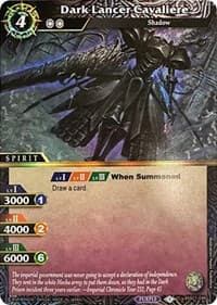 Dark Lancer Cavaliere (Box Topper) - Battle Spirits Saga Promo Cards - Battle Spirits Saga card