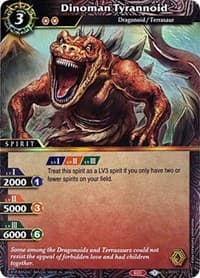 Dinoman Tyrannoid (Box Topper) - Battle Spirits Saga Promo Cards - Battle Spirits Saga card