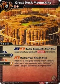 Great Desk Mountains (Box Topper) - Battle Spirits Saga Promo Cards - Battle Spirits Saga card