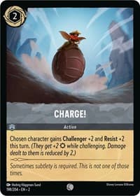 Charge! - Rise of the Floodborn - Disney Lorcana card
