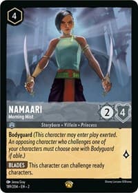 Namaari - Morning Mist - Rise of the Floodborn - Disney Lorcana card