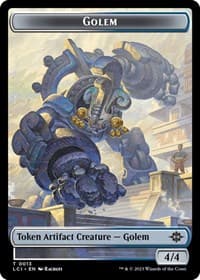 Golem Token - The Lost Caverns of Ixalan - Magic: The Gathering card
