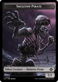 Skeleton Pirate Token - The Lost Caverns of Ixalan - Magic: The Gathering card