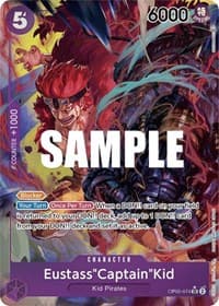 Eustass"Captain"Kid (Alternate Art) - Awakening of the New Era - One Piece Card Game card