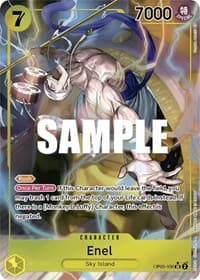 Enel (100) (Alternate Art) - Awakening of the New Era - One Piece Card Game card