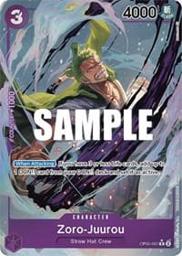 Zoro-Juurou (Alternate Art) - Awakening of the New Era - One Piece Card Game card