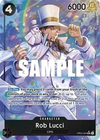 Rob Lucci (093) (Alternate Art) - Awakening of the New Era - One Piece Card Game card