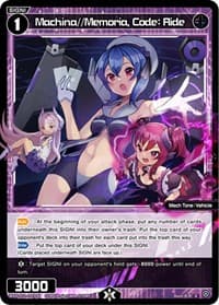 Machina//Memoria, Code: Ride - Reunion Diva - WIXOSS card