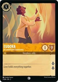 Eudora - Accomplished Seamstress - Rise of the Floodborn - Disney Lorcana card