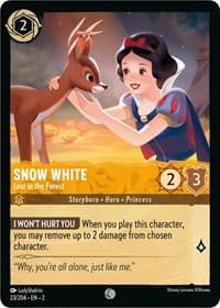 Snow White - Lost in the Forest - Rise of the Floodborn - Disney Lorcana card