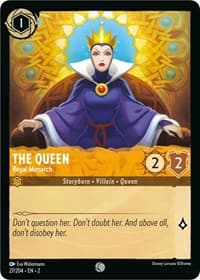 The Queen - Regal Monarch - Rise of the Floodborn - Disney Lorcana card