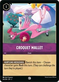 Croquet Mallet - Rise of the Floodborn - Disney Lorcana card