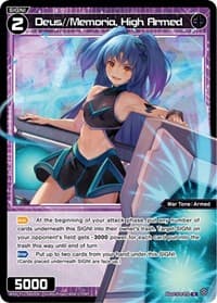 Deus//Memoria, High Armed - Reunion Diva - WIXOSS card