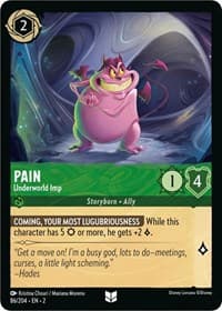 Pain - Underworld Imp - Rise of the Floodborn - Disney Lorcana card