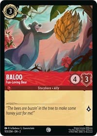 Baloo - Fun-Loving Bear - Rise of the Floodborn - Disney Lorcana card