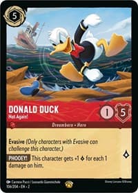 Donald Duck - Not Again! - Rise of the Floodborn - Disney Lorcana card