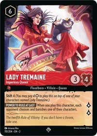 Lady Tremaine - Imperious Queen - Rise of the Floodborn - Disney Lorcana card