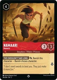 Namaari - Nemesis - Rise of the Floodborn - Disney Lorcana card