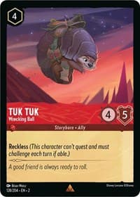 Tuk Tuk - Wrecking Ball - Rise of the Floodborn - Disney Lorcana card