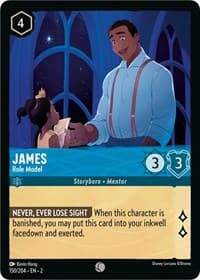 James - Role Model - Rise of the Floodborn - Disney Lorcana card