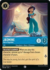Jasmine - Heir of Agrabah - Rise of the Floodborn - Disney Lorcana card