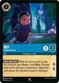 Noi - Orphaned Thief - Rise of the Floodborn - Disney Lorcana card