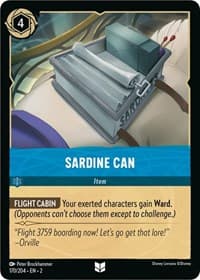 Sardine Can - Rise of the Floodborn - Disney Lorcana card