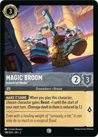 Magic Broom - Industrial Model - Rise of the Floodborn - Disney Lorcana card