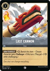 Last Cannon - Rise of the Floodborn - Disney Lorcana card