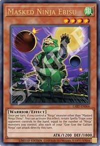 Masked Ninja Ebisu - The Lost Art Promotion - YuGiOh card