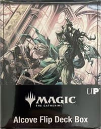 Magic: The Gathering Alcove Flip Box - Judge Academy Karmic Justice - Ultra Pro Deck Boxes - Deck Boxes card