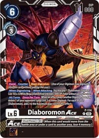 Diaboromon ACE - P-114 (3rd Anniversary Survey Pack) - Digimon Promotion Cards - Digimon Card Game card
