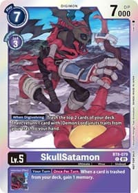 SkullSatamon (Blast Ace Double Pack Set) - New Awakening - Digimon Card Game card