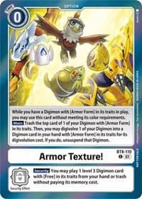 Armor Texture! (Blast Ace Double Pack Set) - New Awakening - Digimon Card Game card