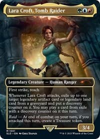 Lara Croft, Tomb Raider - Secret Lair Drop Series - Magic: The Gathering card