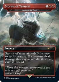 Storms of Yamatai - Anger of the Gods - Secret Lair Drop Series - Magic: The Gathering card