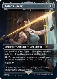 Totec's Spear - Shadowspear - Secret Lair Drop Series - Magic: The Gathering card
