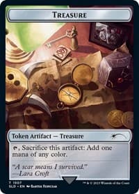 Treasure Token (1507) - Secret Lair Drop Series - Magic: The Gathering card