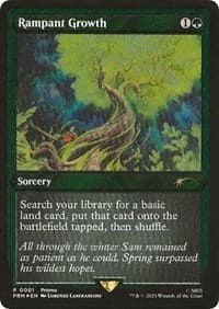 Rampant Growth (Foil Etched) - WPN & Gateway Promos - Magic: The Gathering card