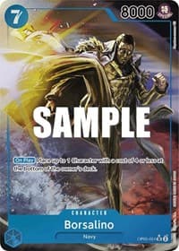 Borsalino (Alternate Art) - Awakening of the New Era - One Piece Card Game card
