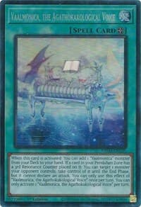 Vaalmonica, the Agathokakological Voice (CR) - Valiant Smashers - YuGiOh card