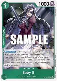 Baby 5 (034) - Awakening of the New Era - One Piece Card Game card