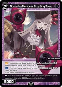 Nanashi//Memoria, Erupting Tome - Reunion Diva - WIXOSS card