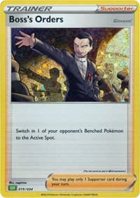 Boss's Orders [Giovanni] (CLV) - Trading Card Game Classic - Pokemon card