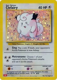 Clefairy - Trading Card Game Classic - Pokemon card