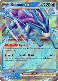 Suicune ex - Trading Card Game Classic - Pokemon card