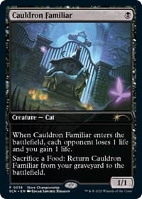 Cauldron Familiar - Game Day & Store Championship Promos - Magic: The Gathering card