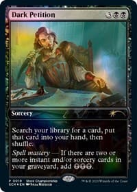 Dark Petition - Game Day & Store Championship Promos - Magic: The Gathering card