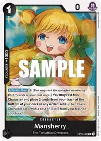 Mansherry - Awakening of the New Era - One Piece Card Game card